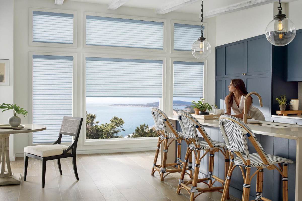 Hunter Douglas Sonnette® Cellular Roller Shades, blackout shades, window shades near Fremont and Fairfield California (CA)