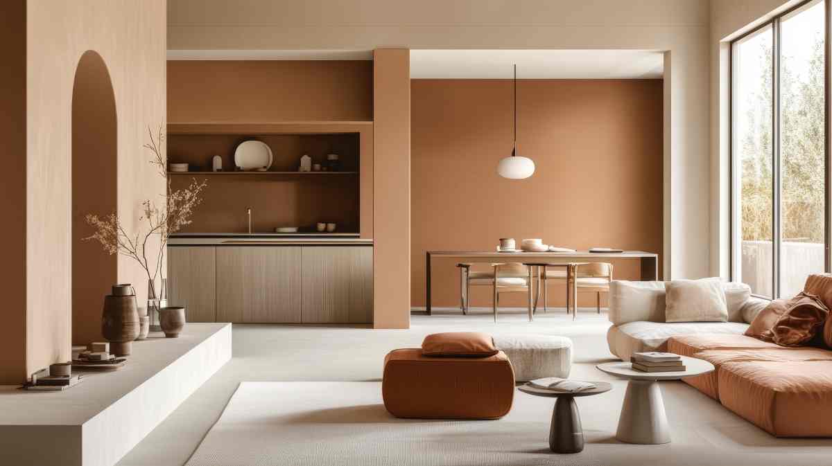 A modern interior design style in a living room at Window Fashions of Northern California near Fairfield, California (CA)